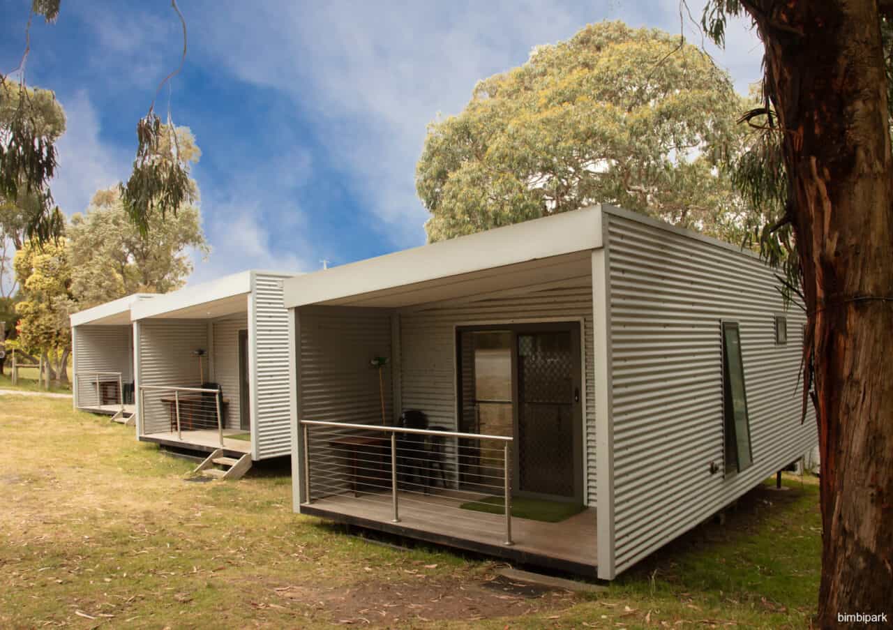 Ensuite cabins at Bimbi Park