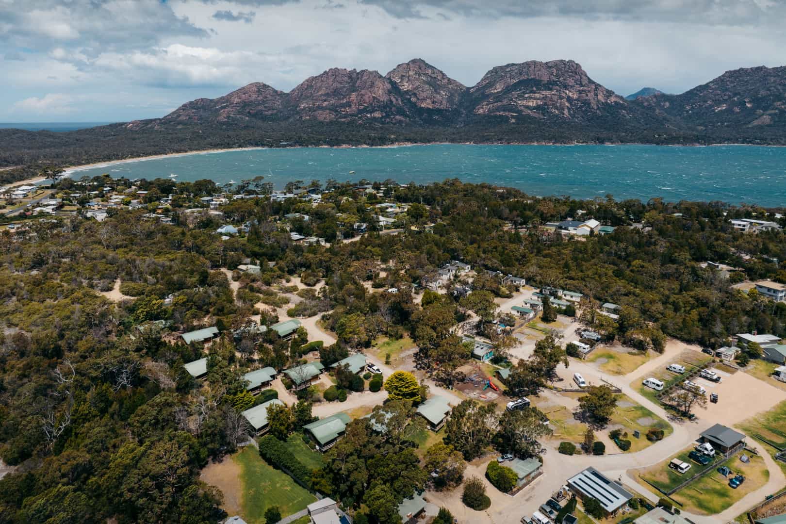 BIG4 Iluka on Freycinet below the Hazards