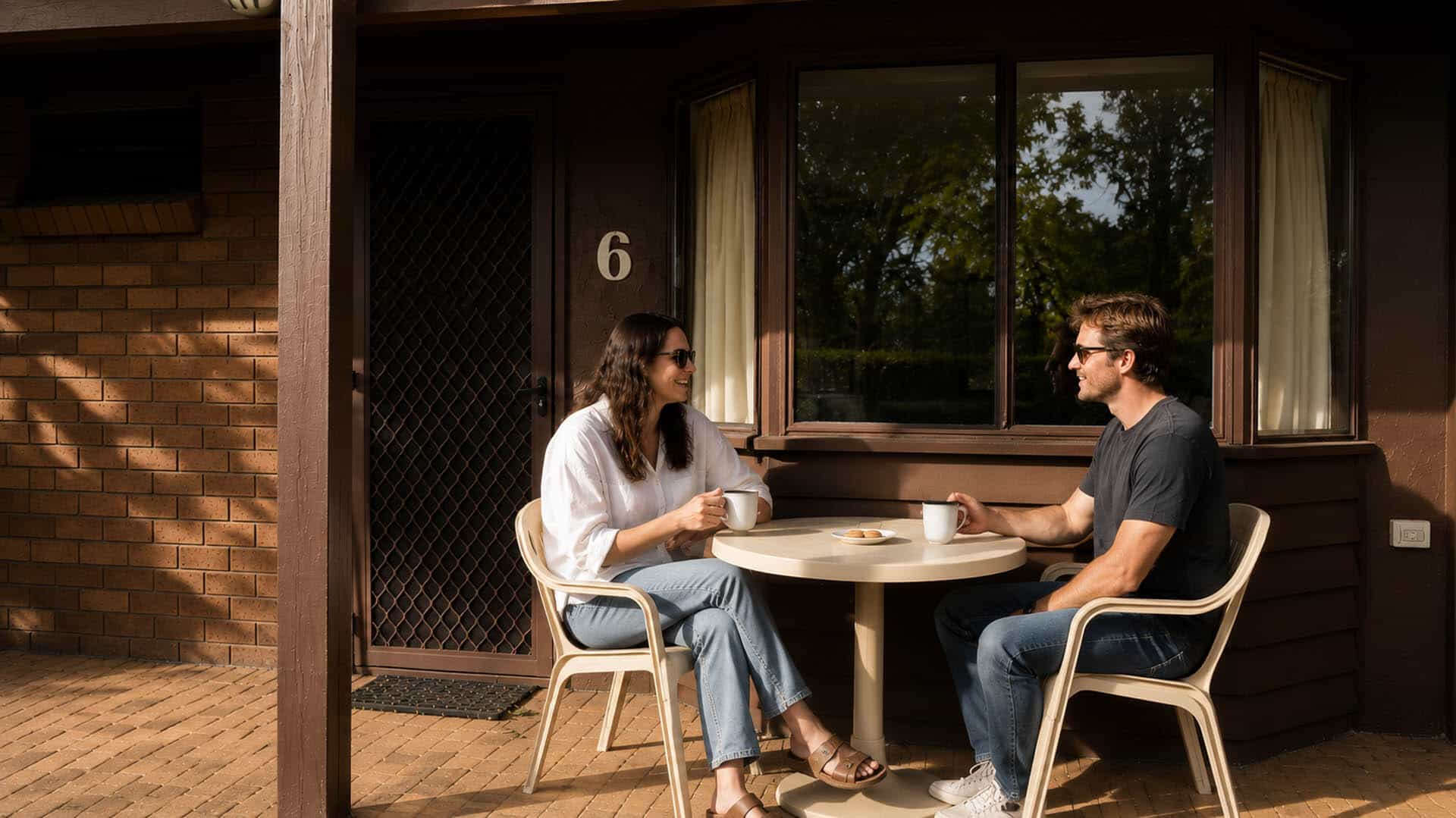 Outside the Margaret River Motel units