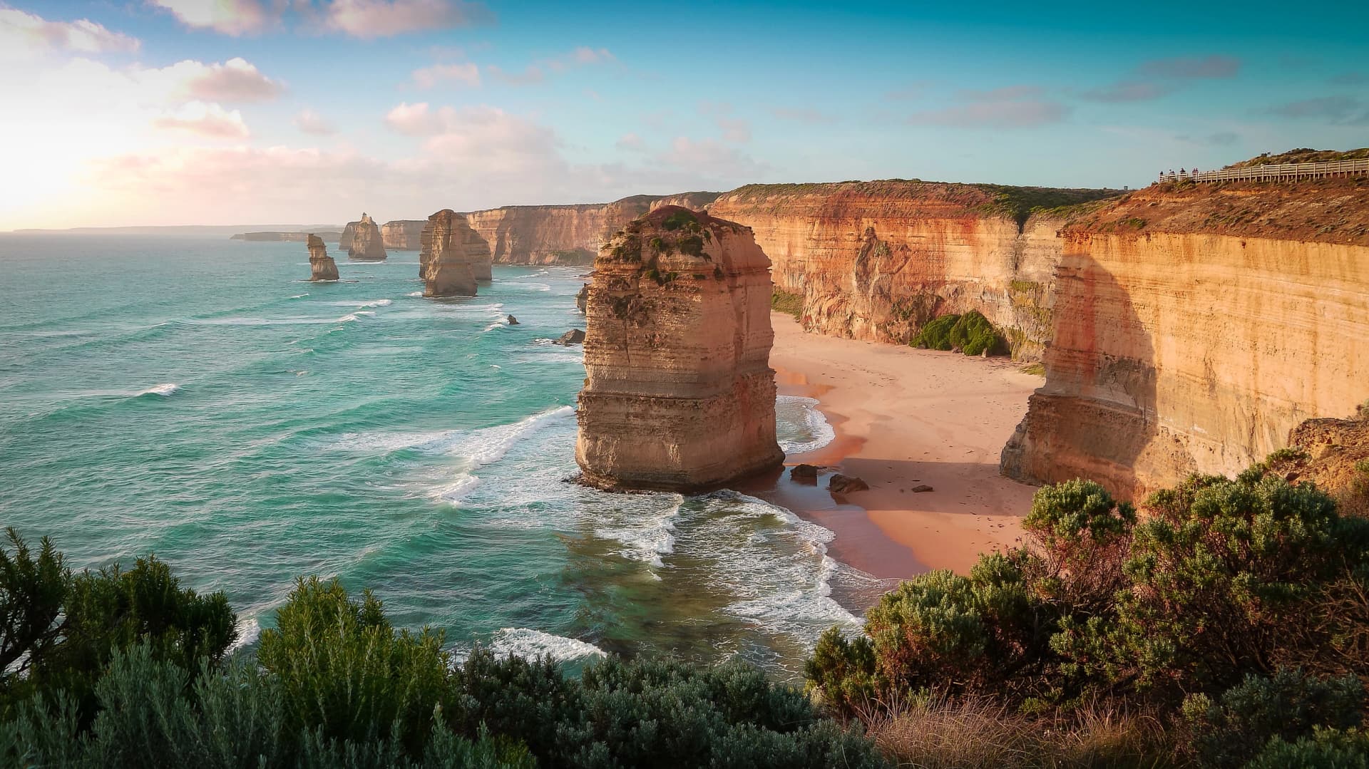 Twelve Apostles at sunset