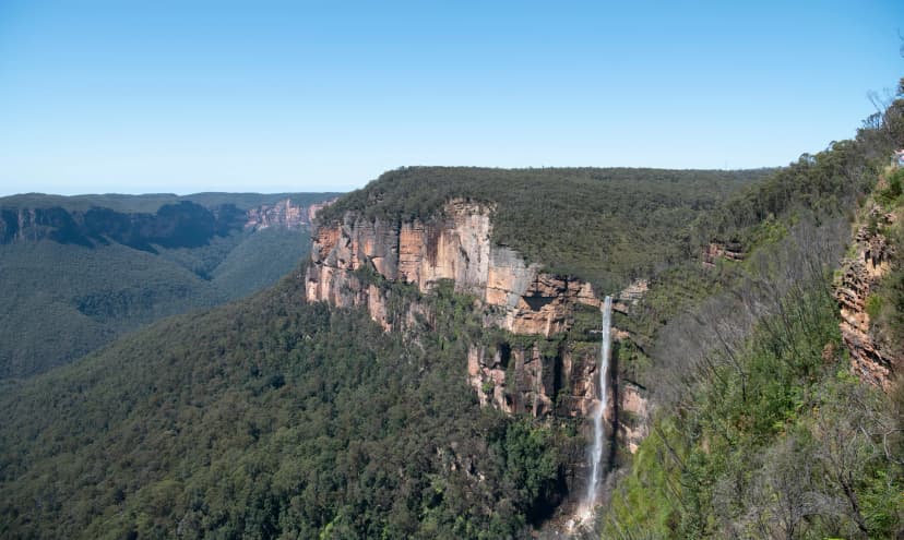 Bridal Veil Falls from Govetts Leap