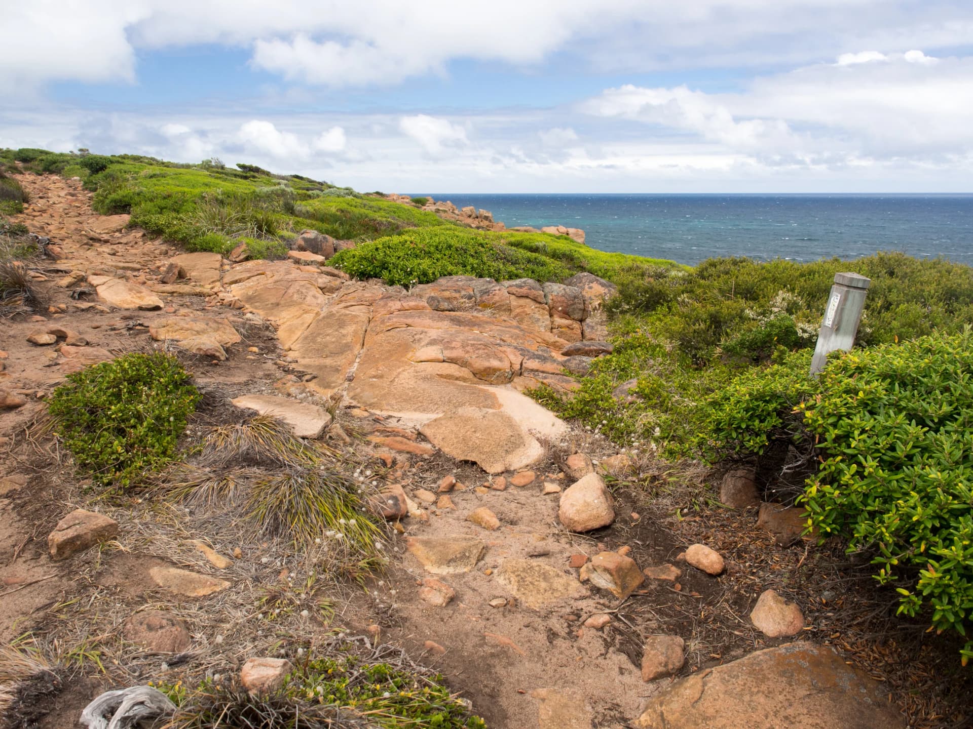 Rocky section of the Cape to Cape Track