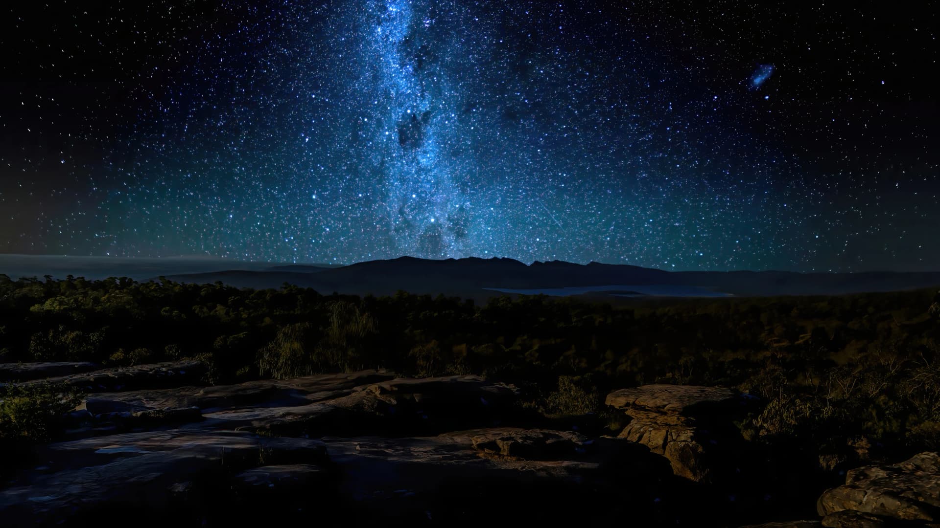 Milky Way over the Grampians