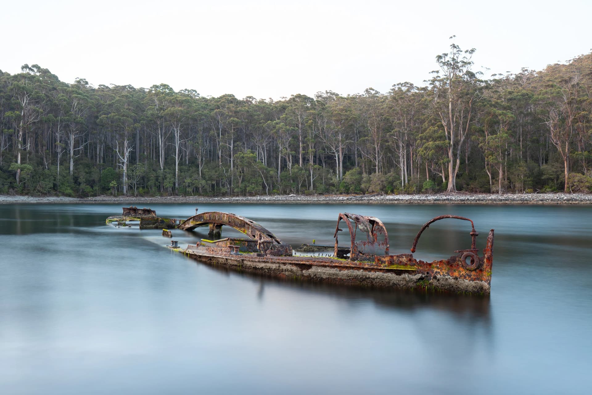 Wreck of the William Pitt in Canoe Bay