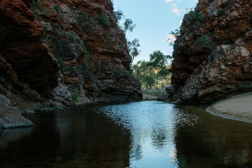 The waterhole at Simpsons Gap