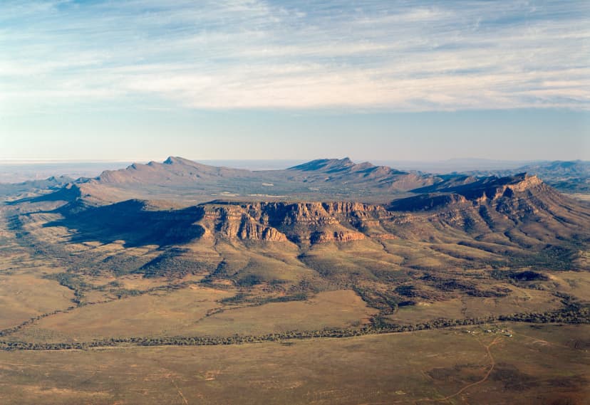 Wilpena Pound from the air