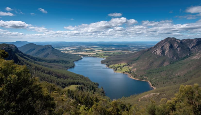 Lake Bellfield in the Grampians