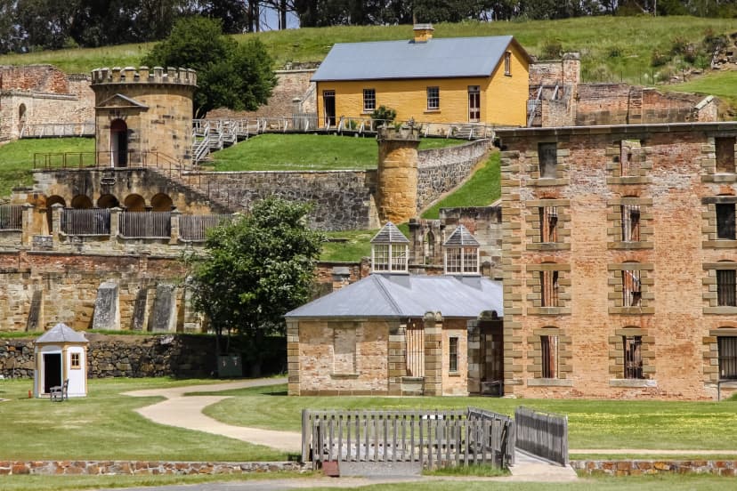 The historic buildings of Port Arthur