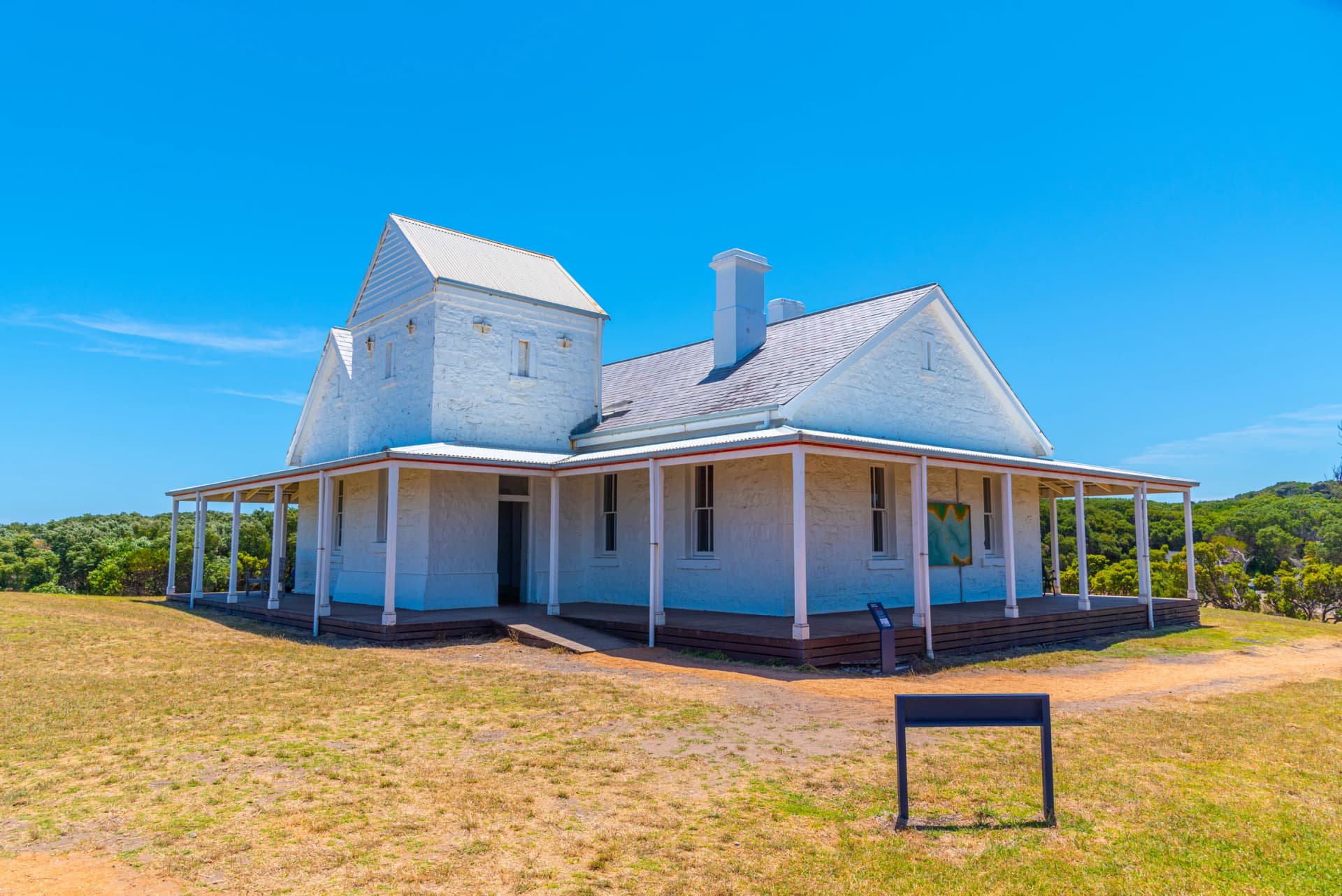 The lightkeepers' cottage at Cape Otway