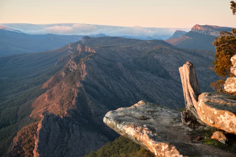 Watch the evening light from Boroka Lookout