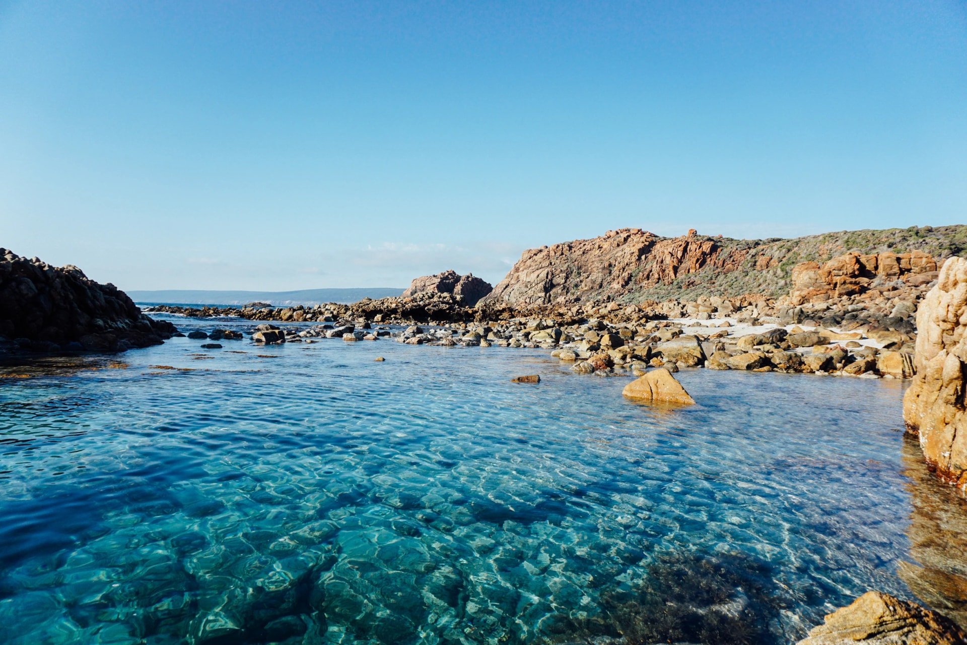 The Aquarium rock pool at Yallingup