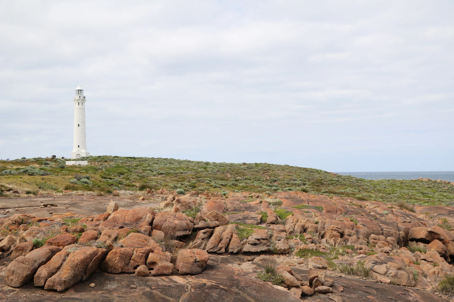 Granite and lighthouse at Cape Leeuwin