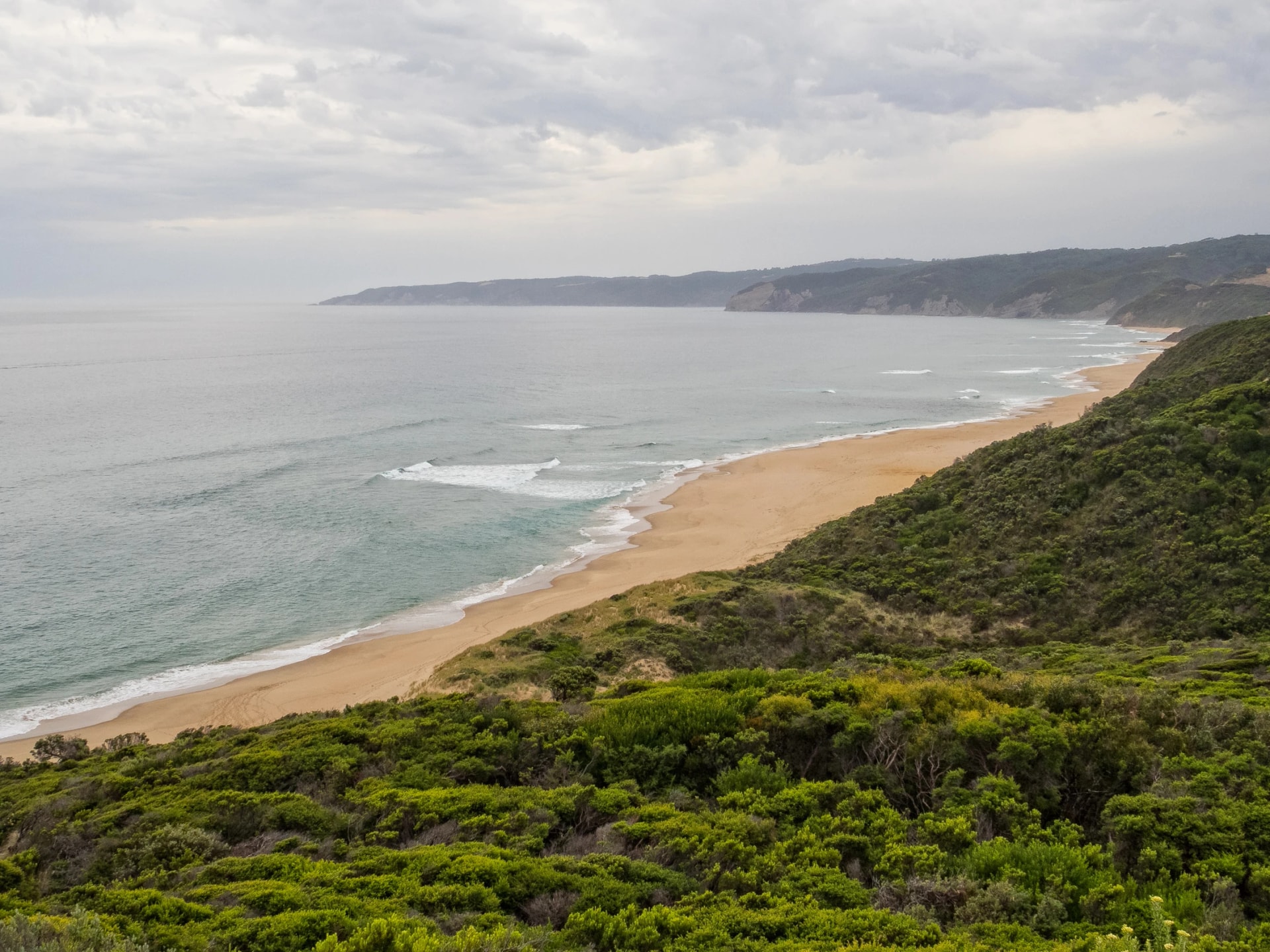 Approaching Johanna Beach on the Great Ocean Walk