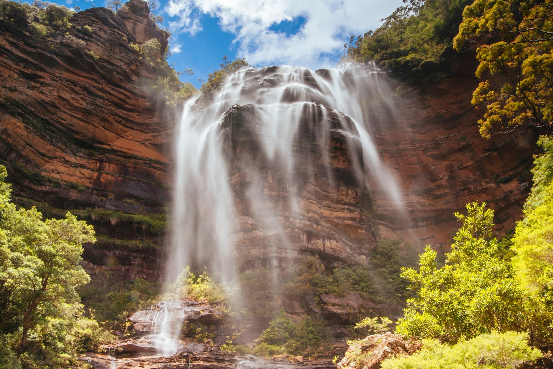 Wentworth Falls in full flow