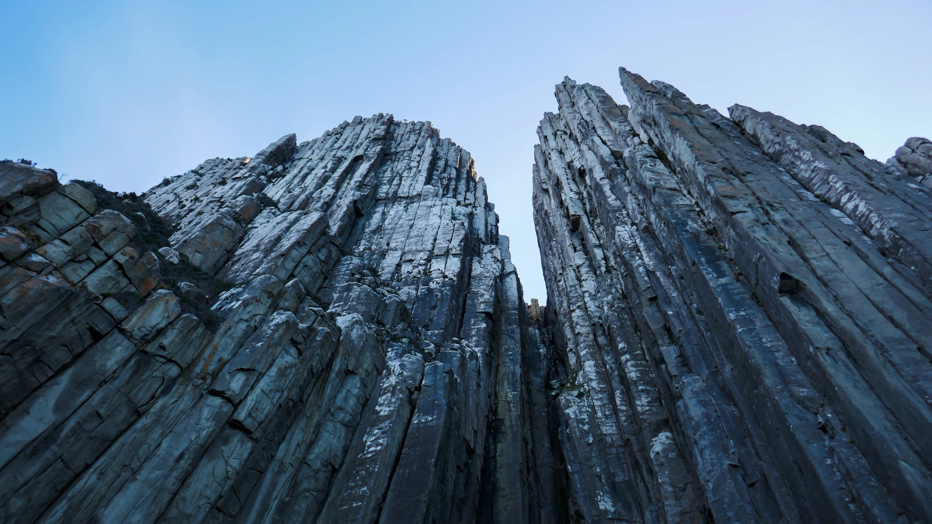 Cape Pillar sea cliffs from the water