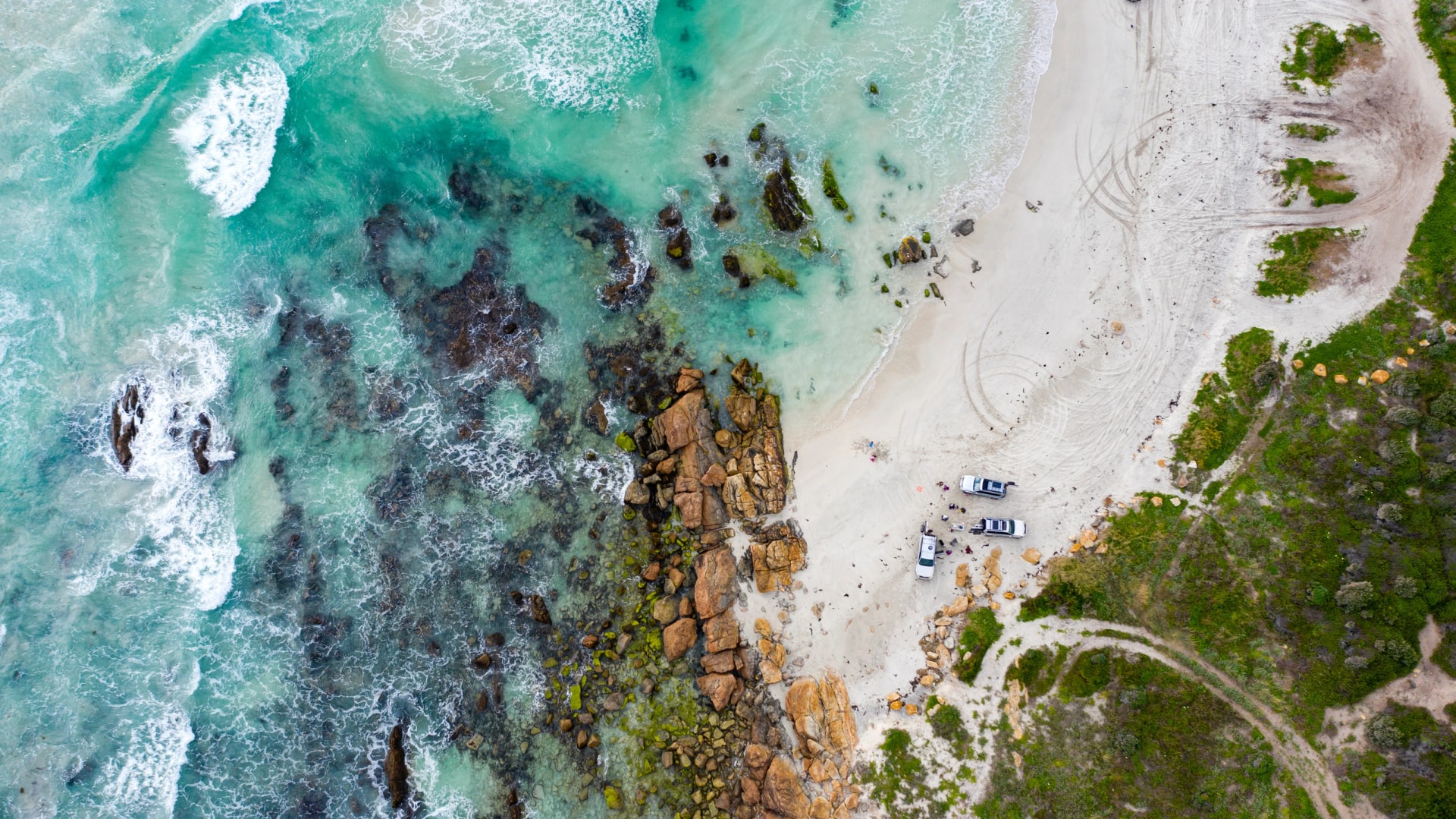 Kilcarnup Beach from above