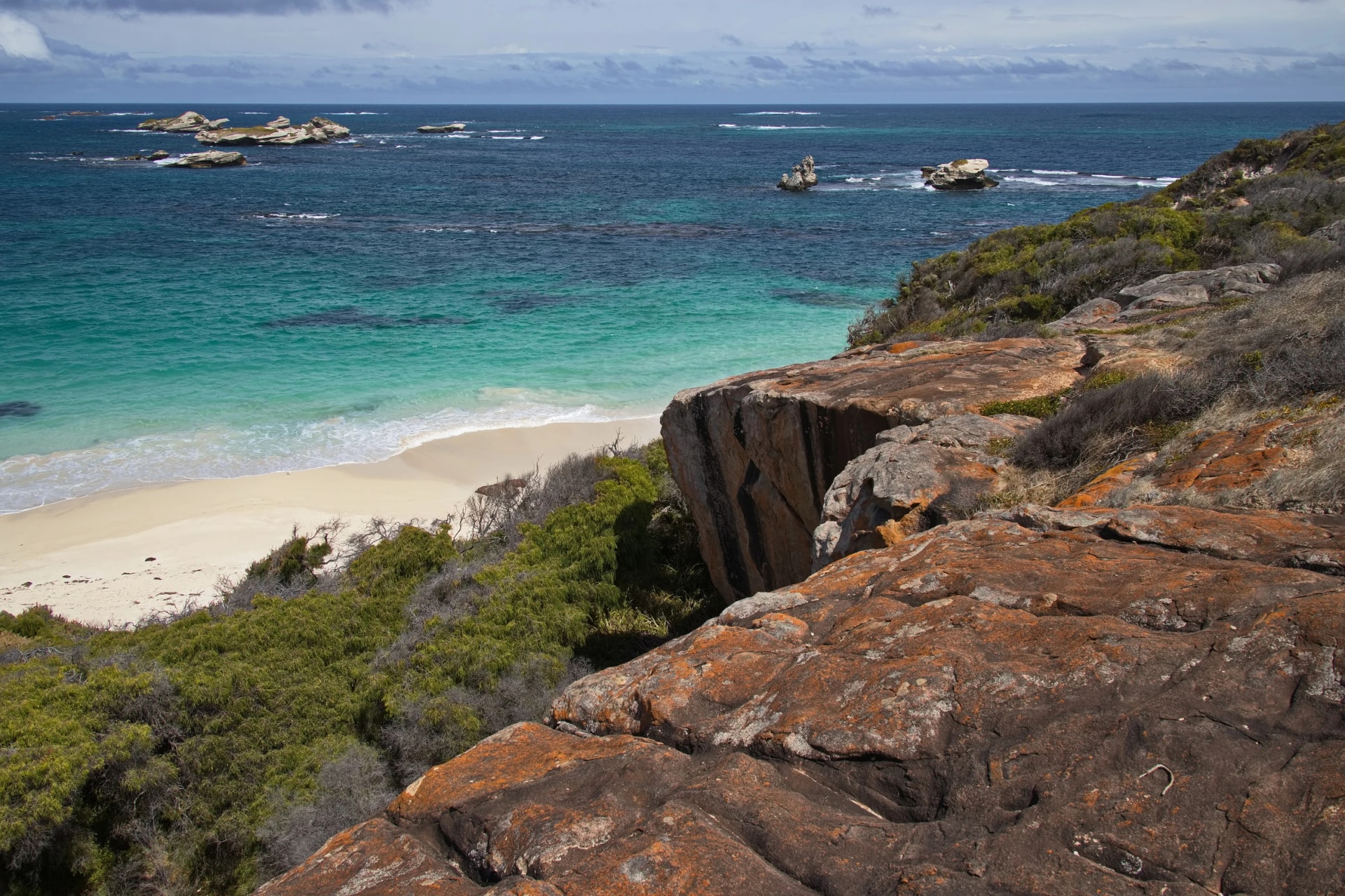 Granite and clear water at Cosy Corner