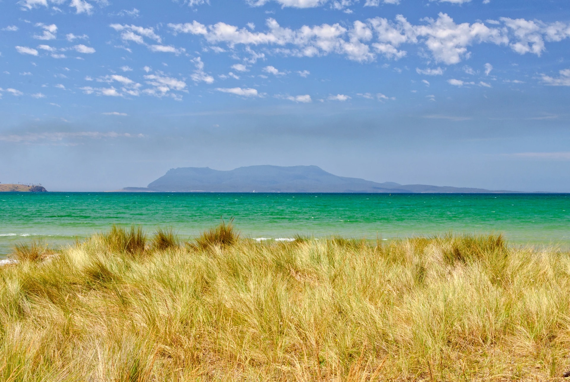 Maria Island from Raspins Beach, Orford