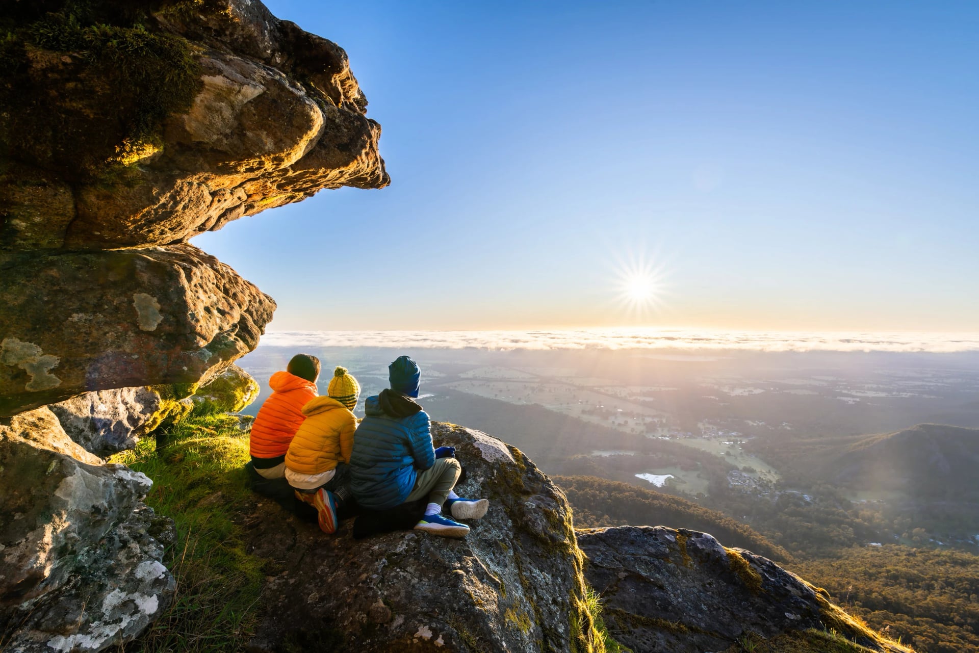Watch the sun come up from Boroka Lookout in the Grampians